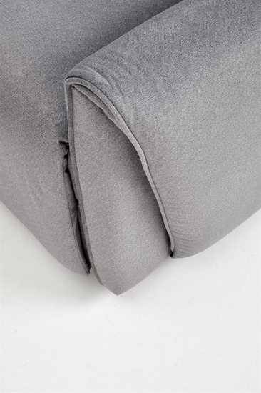 Rozkładany fotel wypoczynkowy GELATO w kolorze popielatym