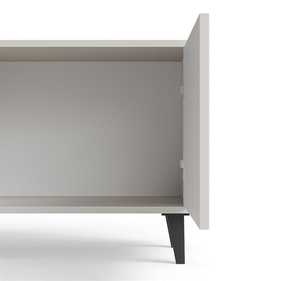 Stolik RTV RANDOM 2 RTV-2 o długości 180 cm w kolorystyce kaszmir, orzech i czarny