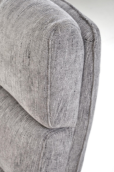 Fotel biurowy z welurową tapicerką ADRIANO w kolorze szarym