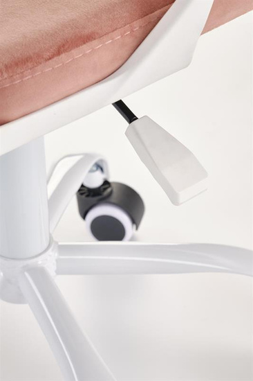 Nowoczesny fotel młodzieżowy FRODO w kolorze jasnoróżowym