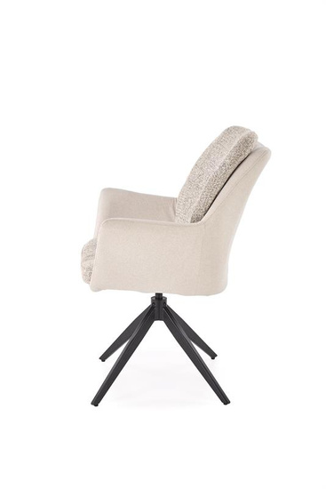 Krzesło z funkcją obracania K591 jasny szary