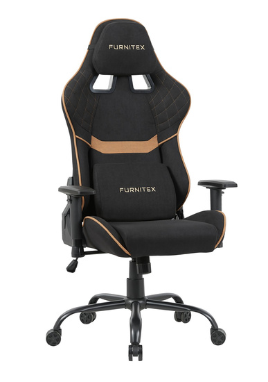 Fotel obrotowy gamingowy IMPERIO w kolorze czarnym