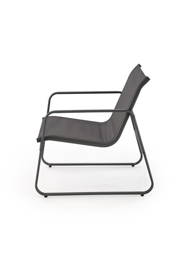 Zestaw ogrodowy CONOR w kolorze ciemny popiel / jasny popiel