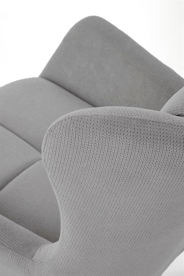 Fotel wypoczynkowy BYRON w kolorze popielatym