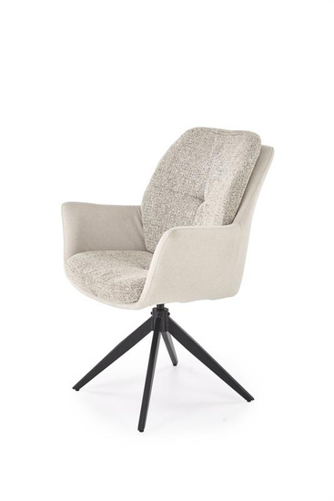 Krzesło z funkcją obracania K591 jasny szary