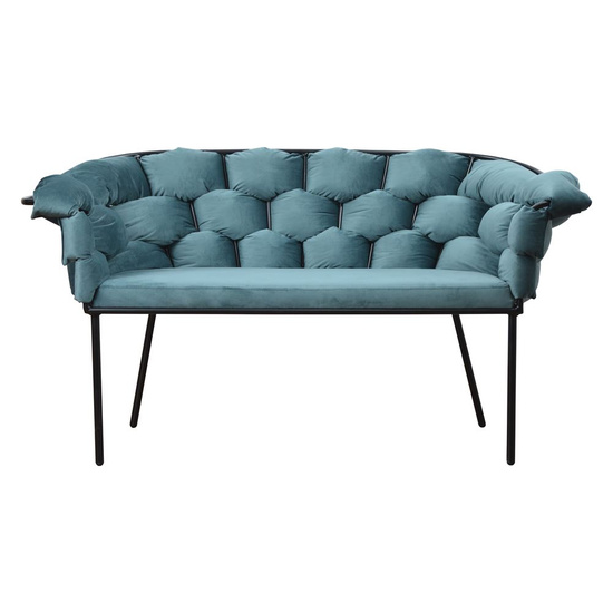 Nowoczesna sofa MANGA z solidnym metalowym stelażem