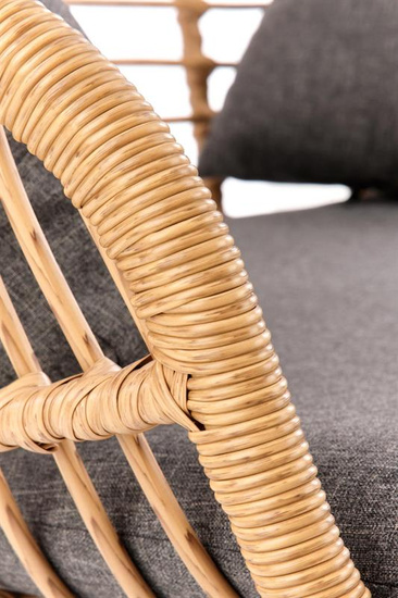 Elegancka sofa wypoczynkowa IKARO XL w kolorze naturalny/popielaty