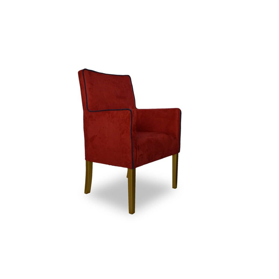 Eleganckie krzesło z podłokietnikami COLIN 84 z minimalistycznym designem