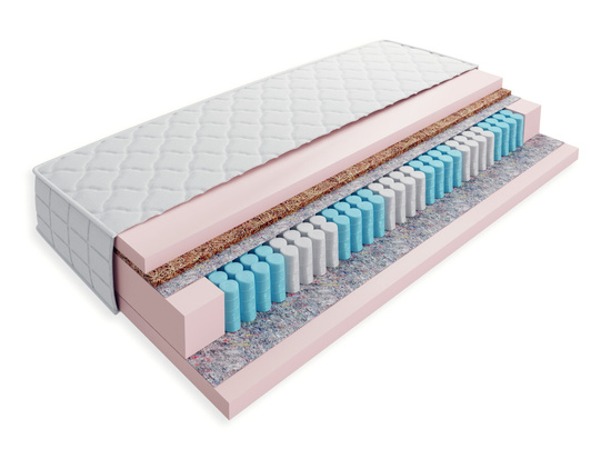 Materac twardy/średnio twardy dwustronny BRESSO COCOS 80x200 cm
