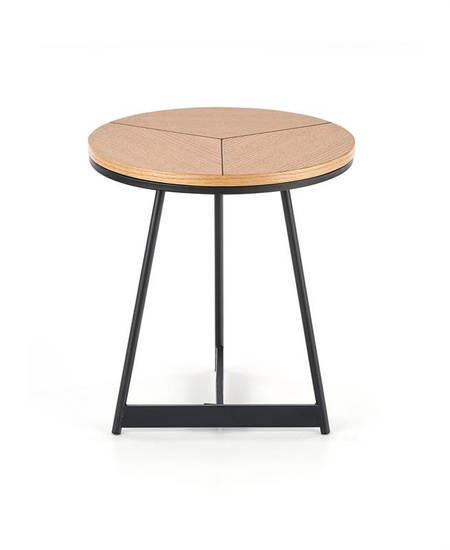 Designerska ława KARIDA-S w kolorze dąb naturalny / czarny