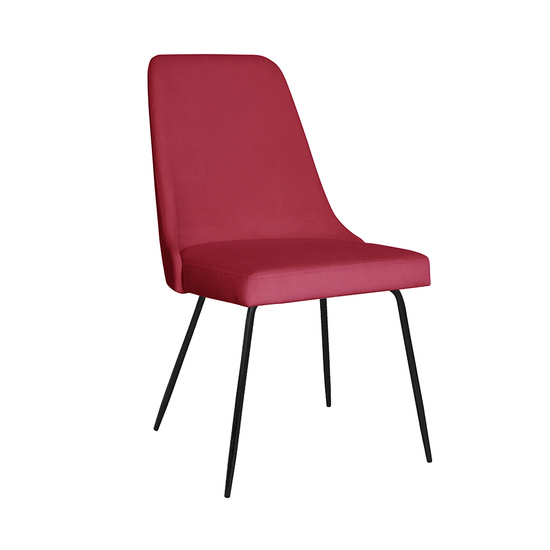 Tapicerowane krzesło LASGO ideal black w stylu glamour