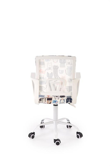 Kolorowy fotel obrotowy ORIS z tkaniny