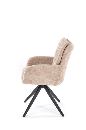 Designerskie krzesło obrotowe K540 w kolorze beżowym