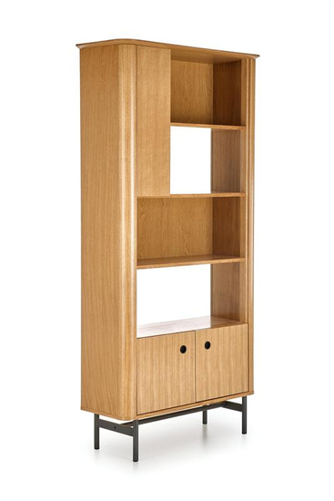 Regał SMART REG-1 dąb naturalny/czarny