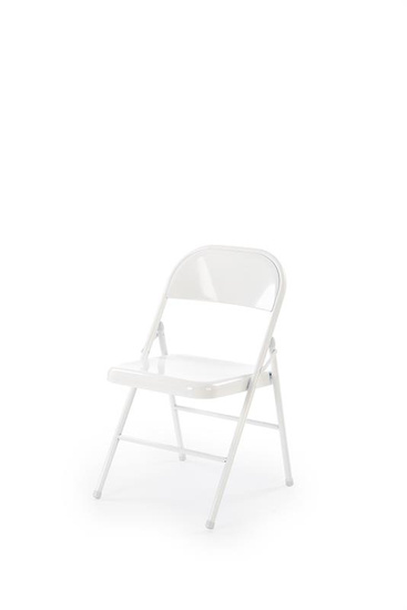 Krzesło składane K565 w kolorze białym 