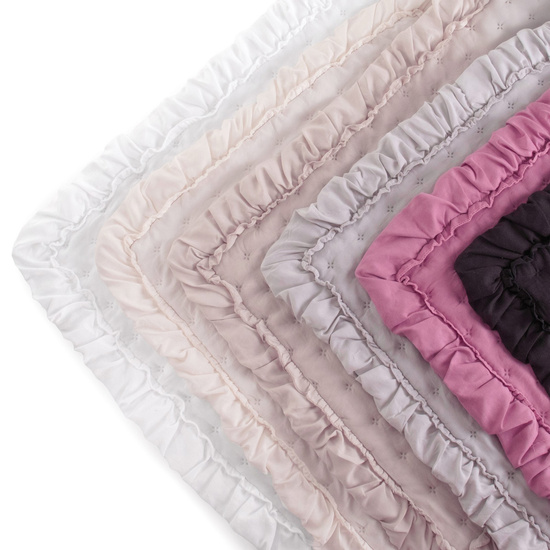 Narzuta 70 x 160 Pikowana Z Falbaną Celia 06