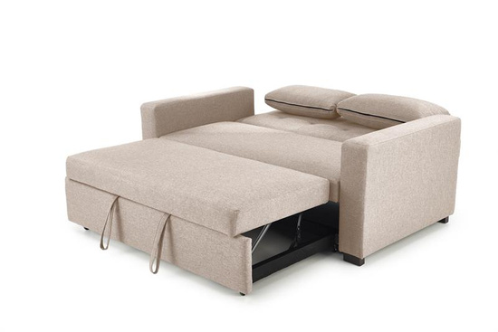 Sofa rozkładana PAULINIO beżowa tkanina