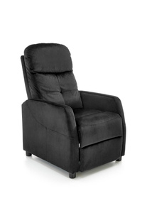 Ekskluzywny fotel wypoczynkowy FELIPE 2 czarny