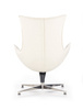 Designerski fotel wypoczynkowy LUXOR w kolorze białym