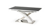 Designerski stół rozkładany SANDOR 2 czarny/biały