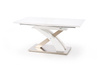 Designerski stół rozkładany lakierowany SANDOR biały połysk