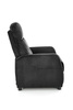 Ekskluzywny fotel wypoczynkowy FELIPE 2 czarny