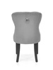 Eleganckie krzesło MIYA w kolorze popielatym