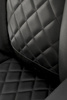 Fotel gabinetowy HELDER w kolorze czarnym