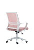 Fotel obrotowy do biurka OTTO różowo-biały