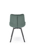 Komfortowe krzesło w kolorze ciemnozielonym K519