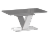 Nowoczesny stół rozkładany ERNESTO szaro-biały