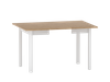 Stół rozkładany kwadratowy MANUEL dąb złoty craft / biały