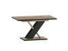 Stół rozkładany prostokątny GOCARDI dąb wotan / czarny