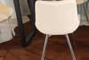 Stylowe krzesło VERSO | beżowy welur, czarne nogi