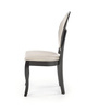 VELO eleganckie krzesło w kolorze czarnym i beżowym 